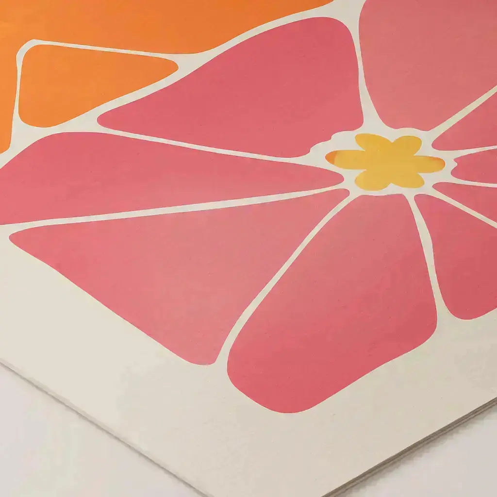 White And Blue Flowers Serie (3 Poster) 50x70cm im Holzrahmen SET004 frame4u