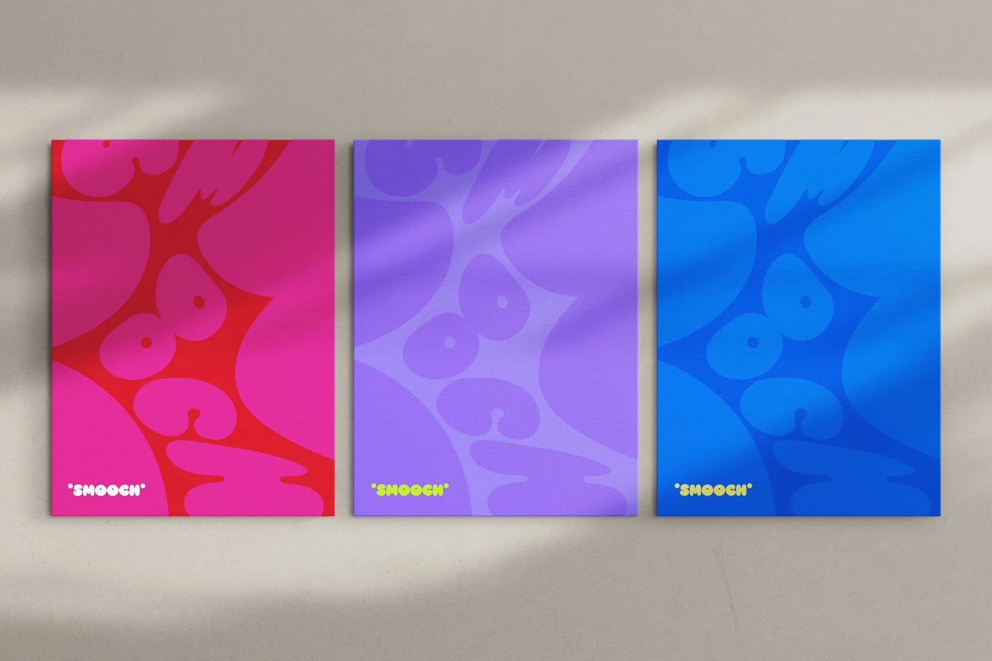 Smooch Serie (3 Poster) ohne Rahmen SET013-D frame4u