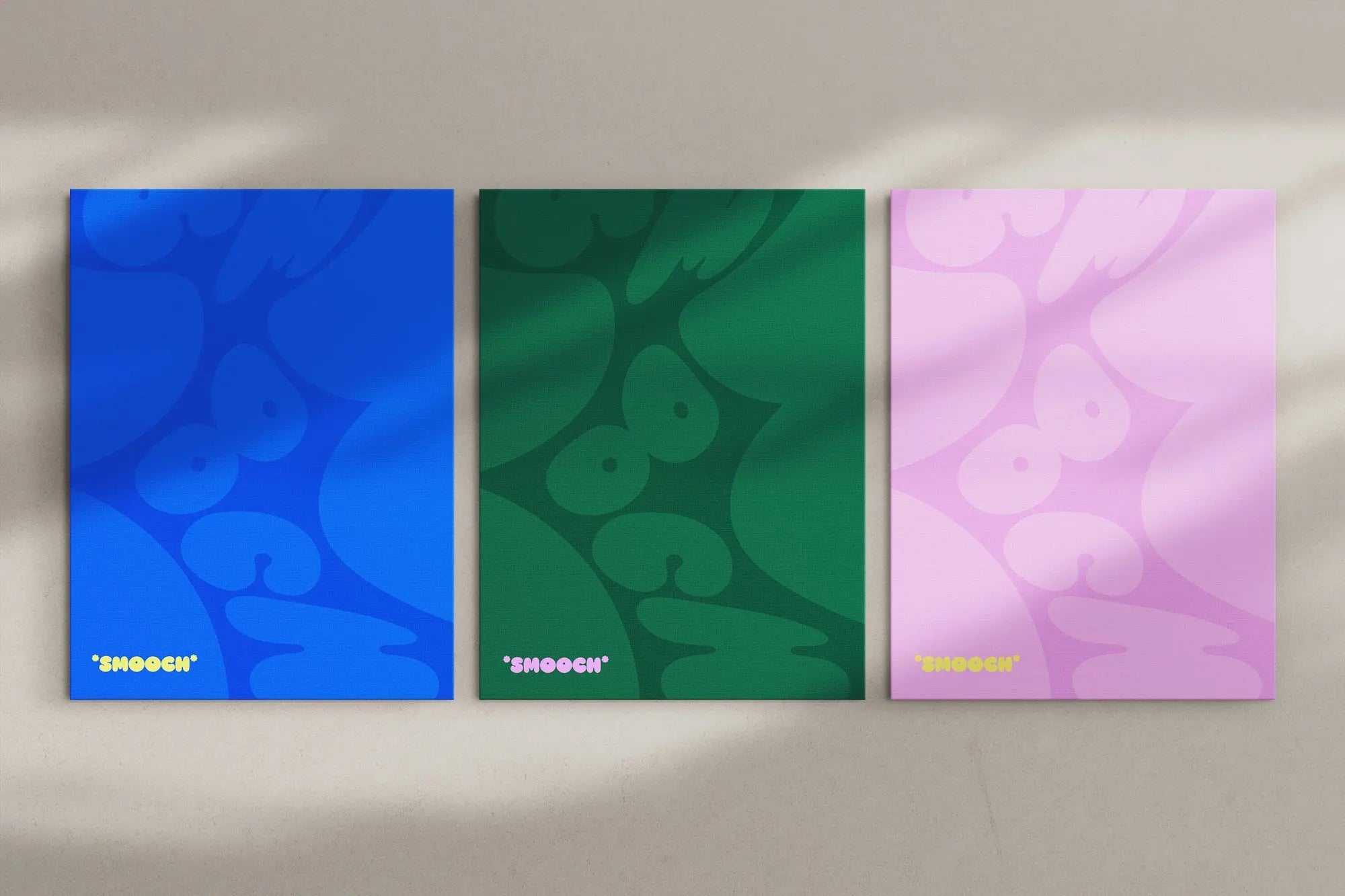 Smooch Serie (3 Poster) ohne Rahmen SET015-D frame4u