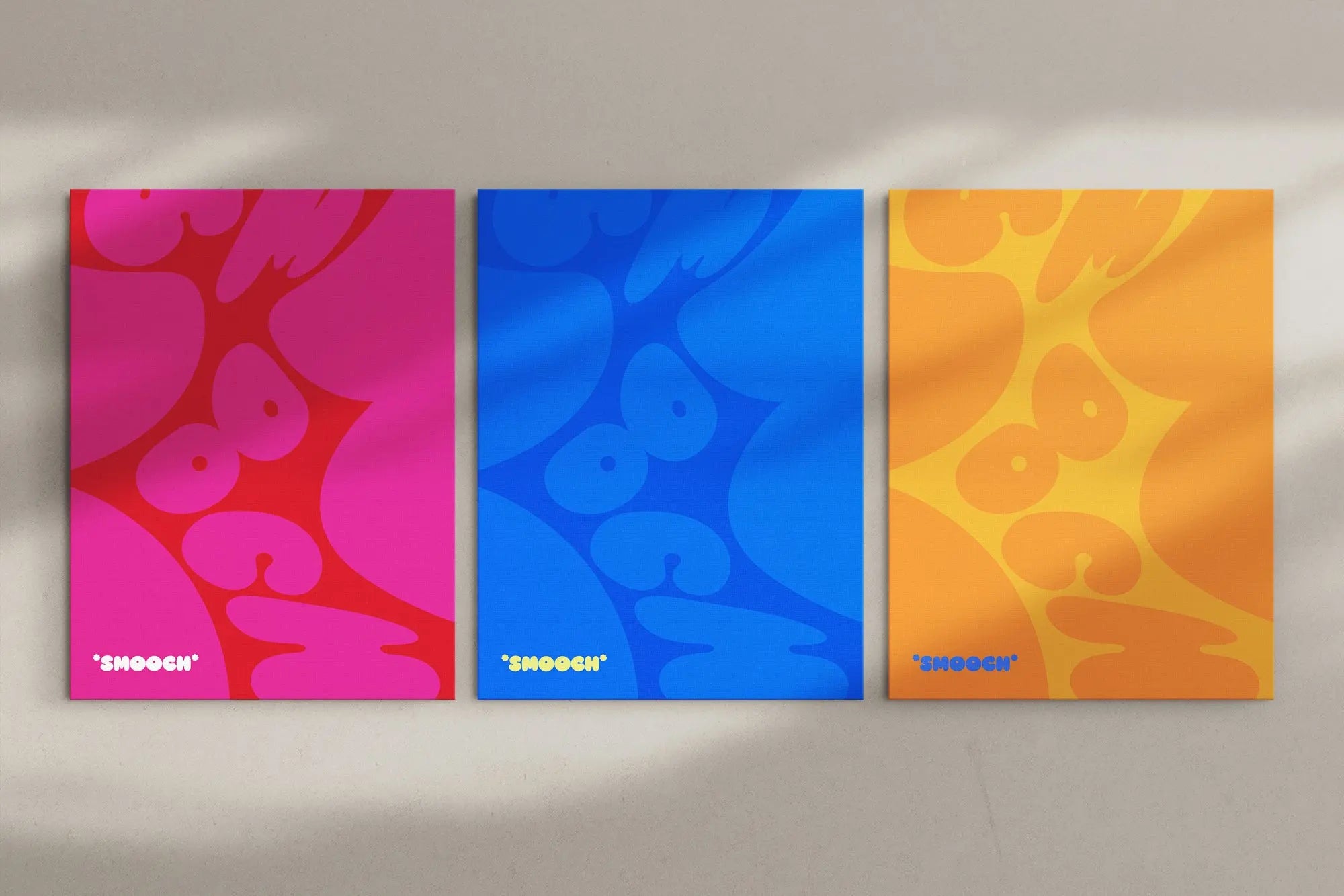 Smooch Serie (3 Poster) ohne Rahmen SET016-D frame4u