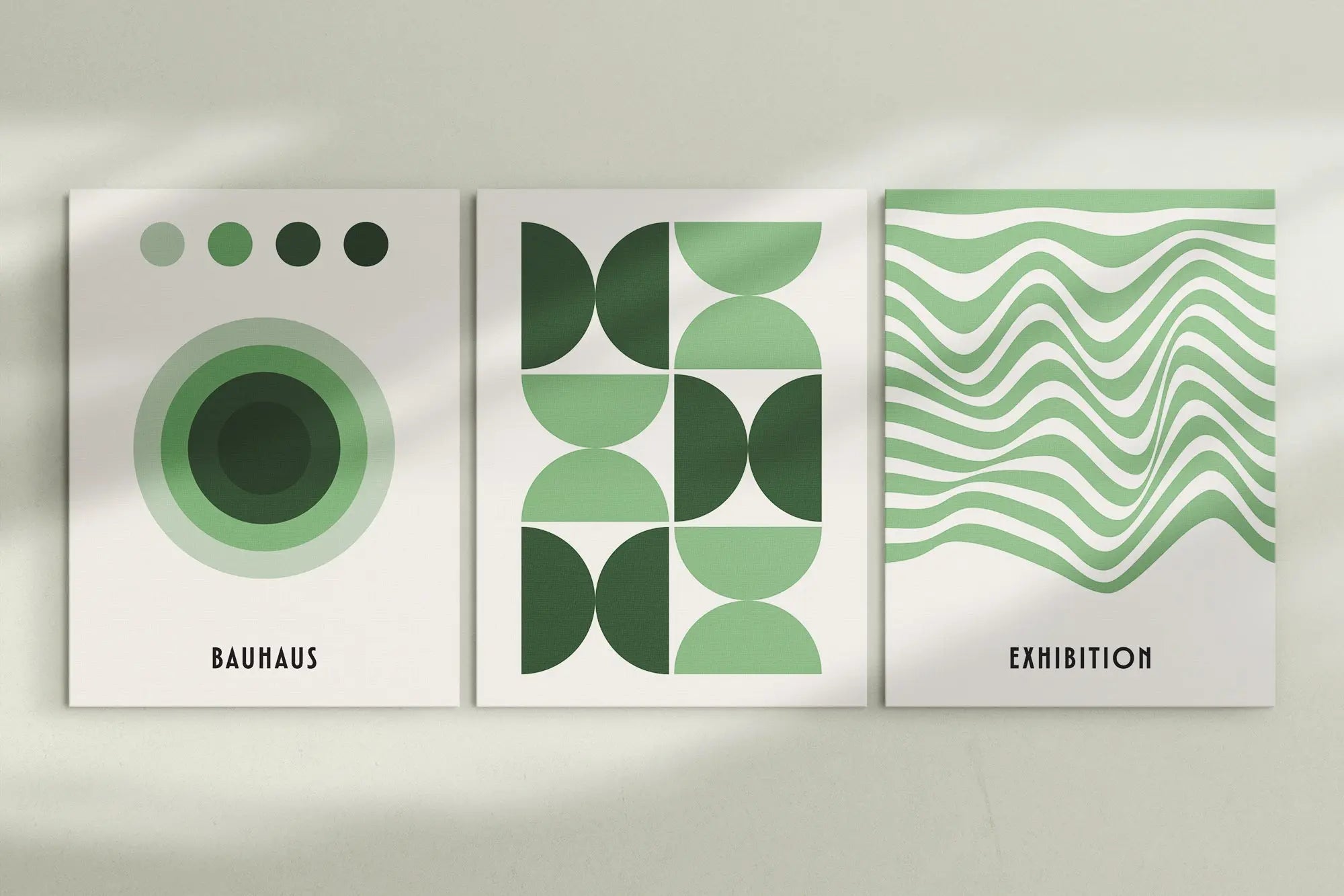 Bauhaus Serie (3 Poster) ohne Rahmen SET001-D frame4u