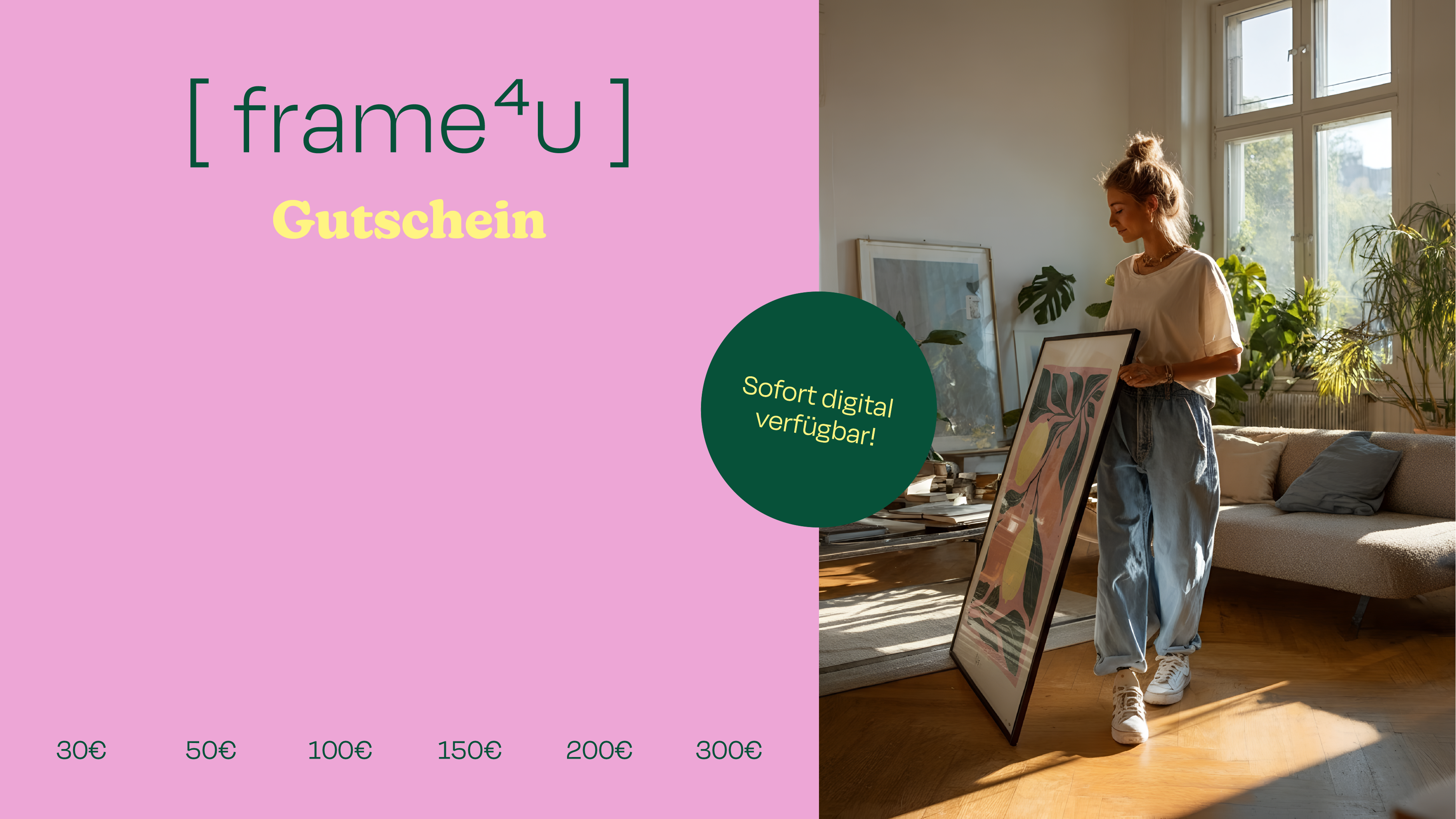 frame4u Geschenk-Gutschein frame4u